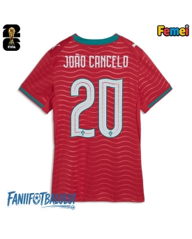 Portugalia Joao Cancelo #20 Echipament de Fotbal Replică Mondial 2026 Femei Acasa Portugalia Joao Cancelo #20 Echipament de Fotbal Replică Mondial 2026 Femei Acasa
